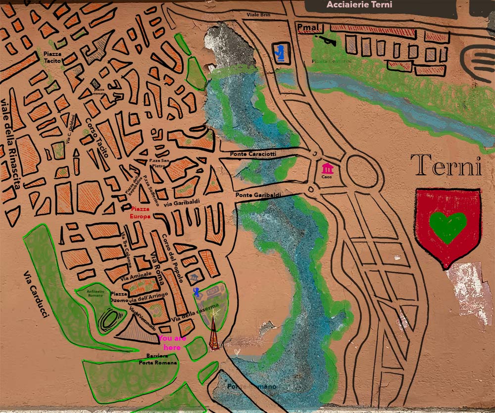 Mappa Città Terni